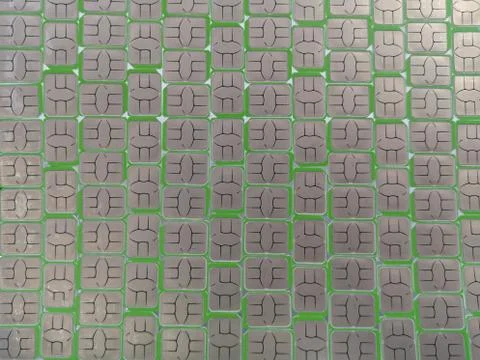 A lot of chips from SIM Stock Photos