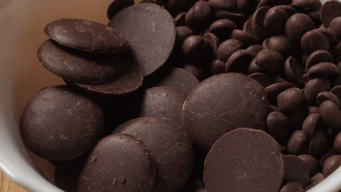 A lot of chocolate Rotates. Video stock 263091188