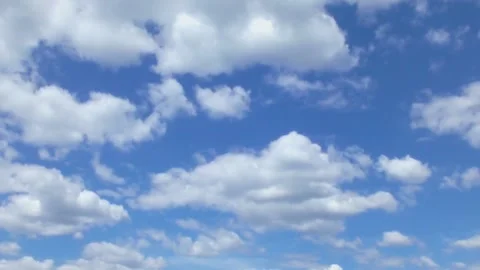 A lot of clouds flying fast across the sky Stock Footage 130543569