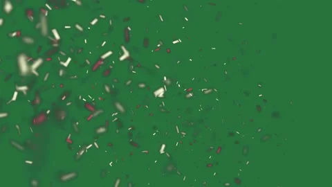 Lot of confe bunch isolated on green screen background Vídeo Stock 336855845