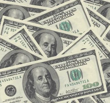 A lot of dollars Stock Photos