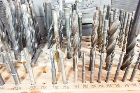An lot of drilling Stock Photos