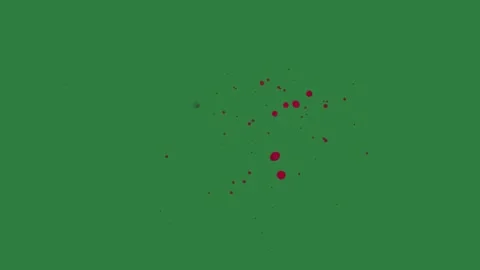 Lot Dynamic With Dots - Chroma Key Green Screen Footage Stock Footage 338018323