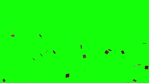 Lot Dynamic on Green Screen Chroma Key Background Video stock 346202006