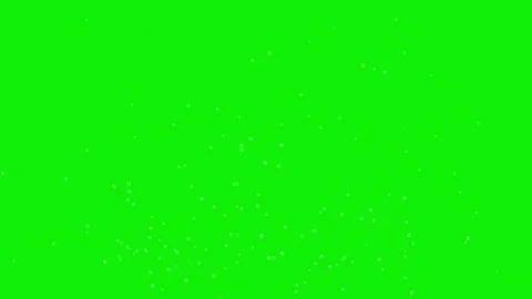 Lot Falling with Stars - Chroma Key Green Screen Footage Vídeos de archivo 337045596