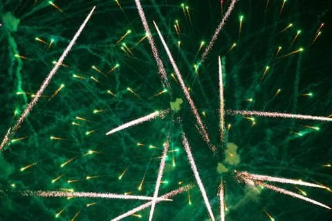 Lot of Fireworks Stock Photos