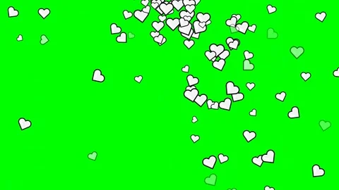 Lot Floating - Chroma Key Green Screen Footage Video stock 337397764