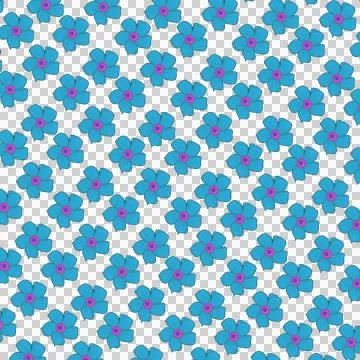A lot of flowers artwork Stock Illustration