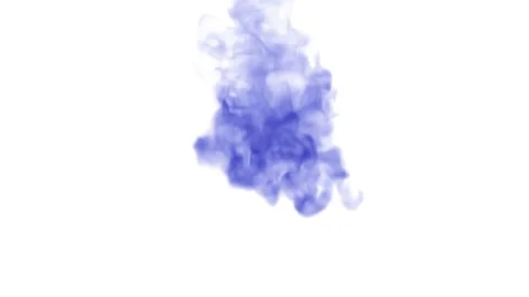 A lot of flows of isolated blue ink injects. Blue gouache float in water , shot Stock Footage 79797839
