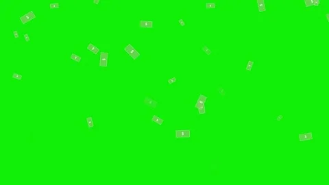 Lot Flying with Squares on Chroma Key for Compositing 動画素材 337045763