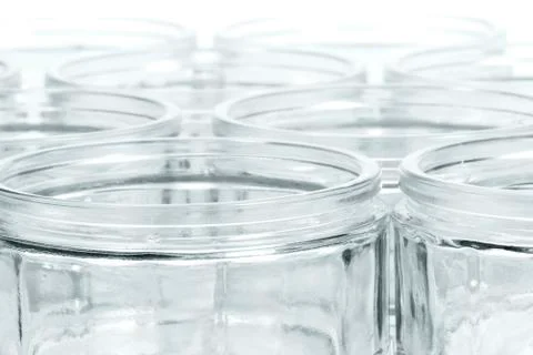 A lot of glasses with soft focus Stock Photos