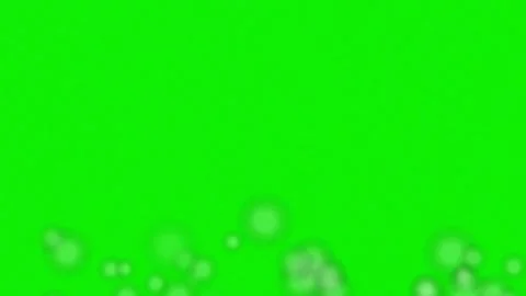 Lot Looping with Bubbles - Chroma Key Green Screen Footage Video stock 337045586