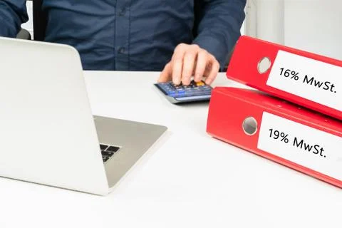 Lot more bureaucracy through vat tax reduction Stock Photos