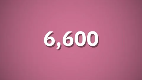 Lot Numbers Counting Up 4K Stock Footage 311431091