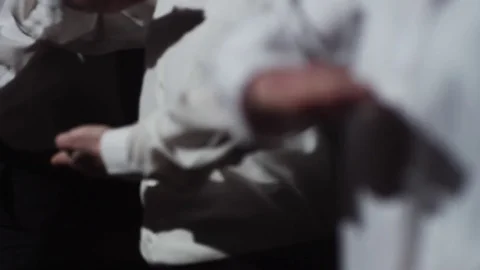 Lot of people clapping. Hand claps in slowmotion. Stock Footage 76055531