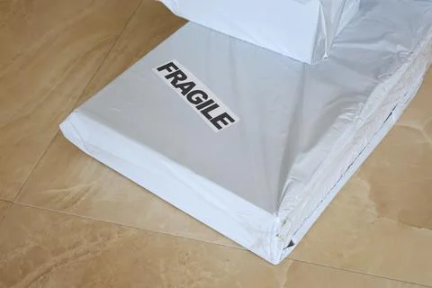 Lot of post packages in gray plastic bags Photos