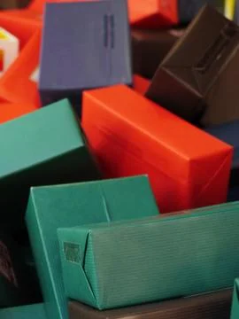 Lot of presents Stock Photos