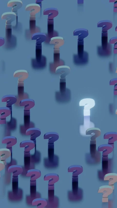 A lot of question marks Stock-Footage 309926111