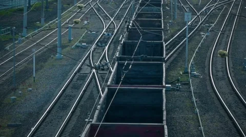 A lot of rails Stock Footage 62933055