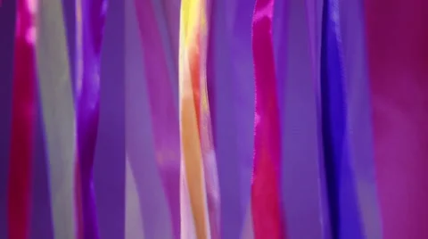 A lot of ribbons move Stock Footage 64574270