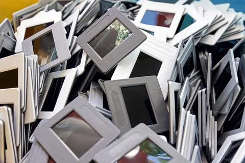 A lot of slides Foto stock