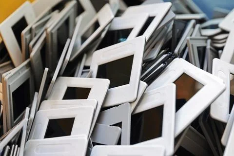 A lot of slides Stock Photos
