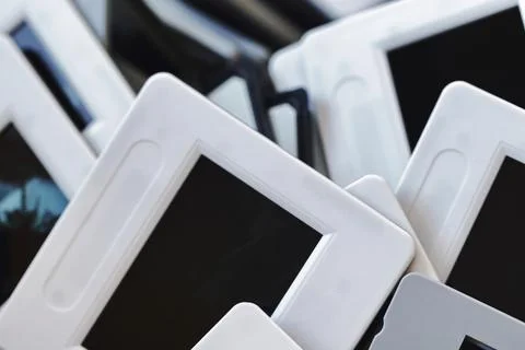 A lot of slides Foto stock