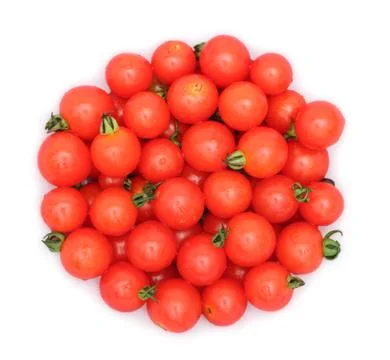 Lot of small tomatoes Stock Photos