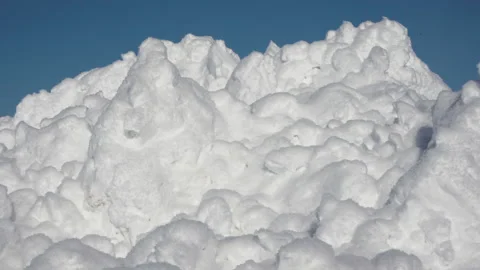 A lot of snow on a background of sky Stock Footage 150786667