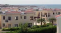 A lot of solar water heater on the roofs of houses HD Footage