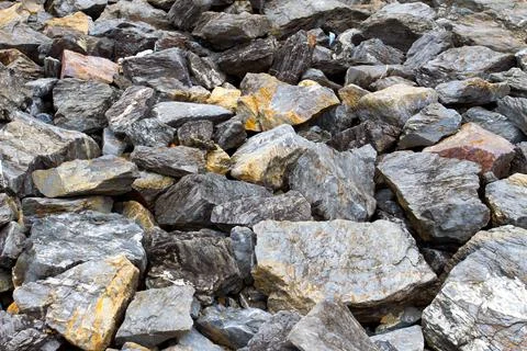 A Lot of stone as the texture Stock Photos