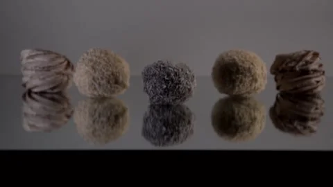 A lot of sweets. Many sweets. Multi-colored sweets Stock Footage 130260894