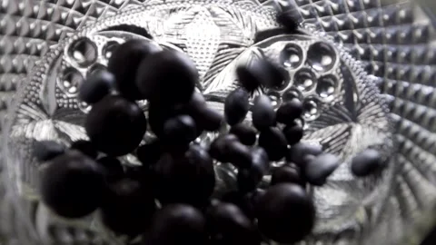 A lot of sweets. Many sweets. Multi-colored sweets.Candy falling Stock Footage 130628138