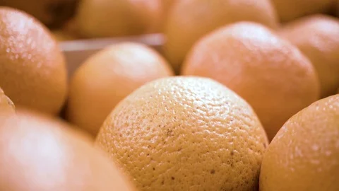 A lot of tangerines close up Stock Footage 90312445