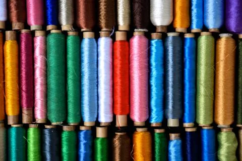 A lot of thread. art soft focus Stock Photos