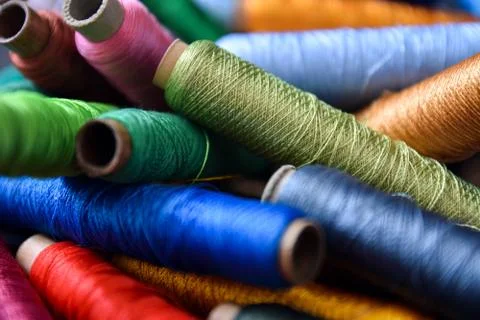 A lot of thread. art soft focus Stock Photos