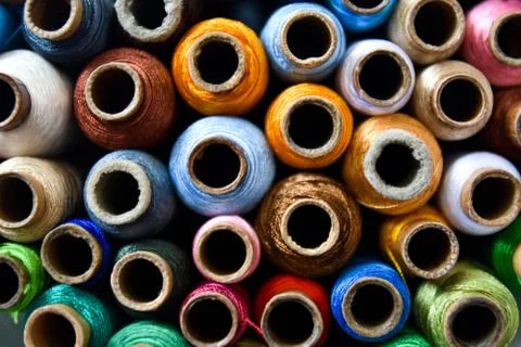 A lot of thread. art soft focus Stock Photos