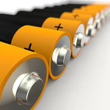 Lots of batteries Stock Illustration