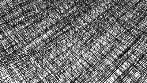 Lots of black lines glitch effect on white background. 스톡 동영상 229071916