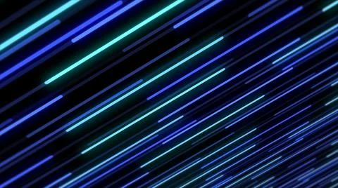 Lots of blue neon lines background Stock Illustration