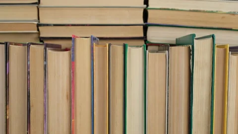 Lots of Books in library Stock-Footage 202879703