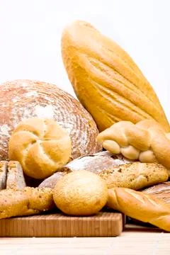 Lots of bread..Lots of bread..Lots of bread Stock Photos