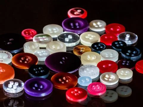 Lots of buttons Stock Photos