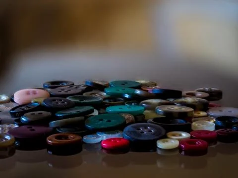 Lots of buttons Stock Photos