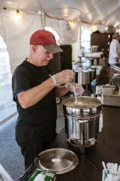 Lots of chowder Stock Photos