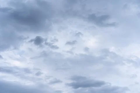 Lots of clouds covered the sky Foto stock
