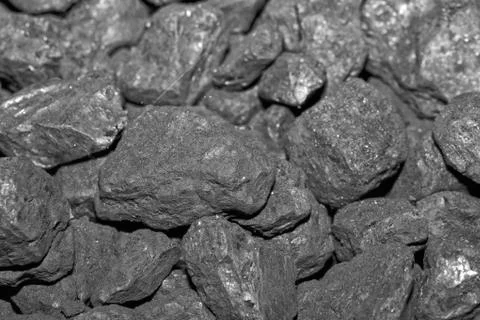 Lots of coal ore Stock Photos