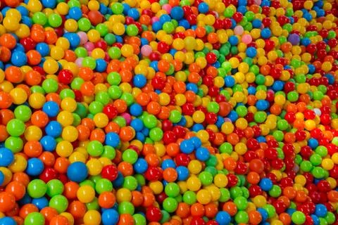 Lots of colored balls Stock Photos