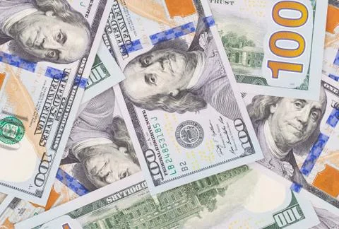 Lots of dollar notes Stock Photos