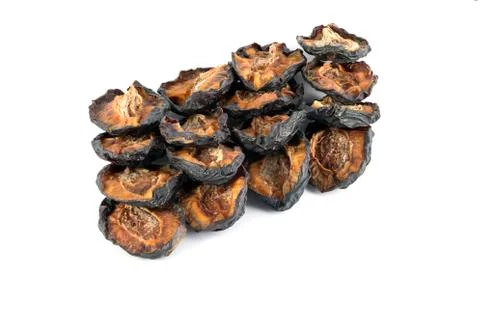 Lots of dried plums Stock Photos